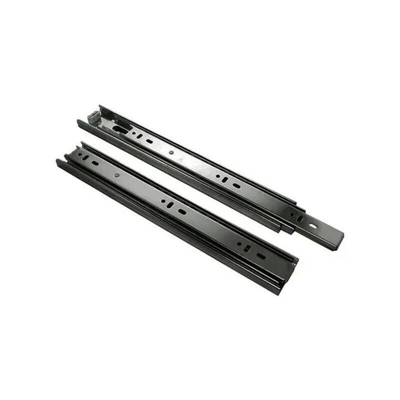Corredera Telescopica Sobre Extension 30kg 65cm Negro. (Caja: 1 PAR)