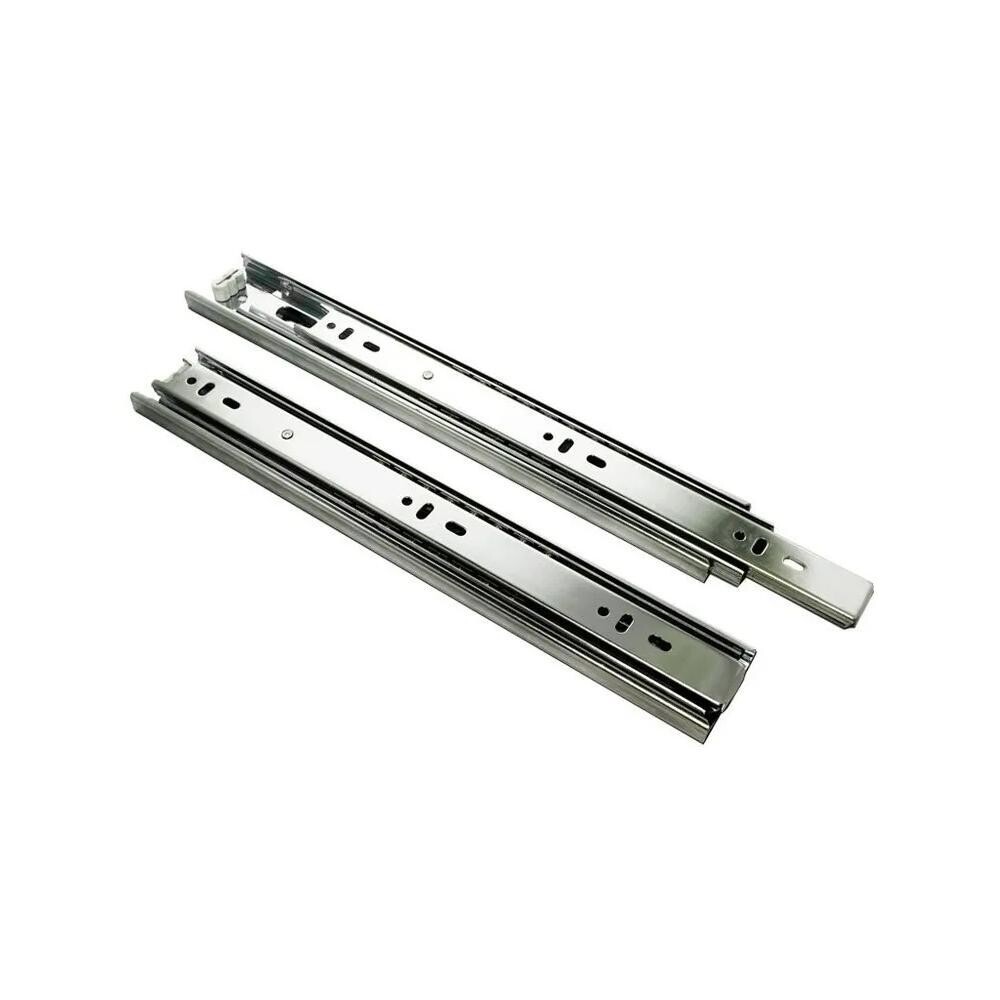 Corredera Telescopica Sobre Extension 30kg 50cm Galvanizada (Caja: 1 PAR)