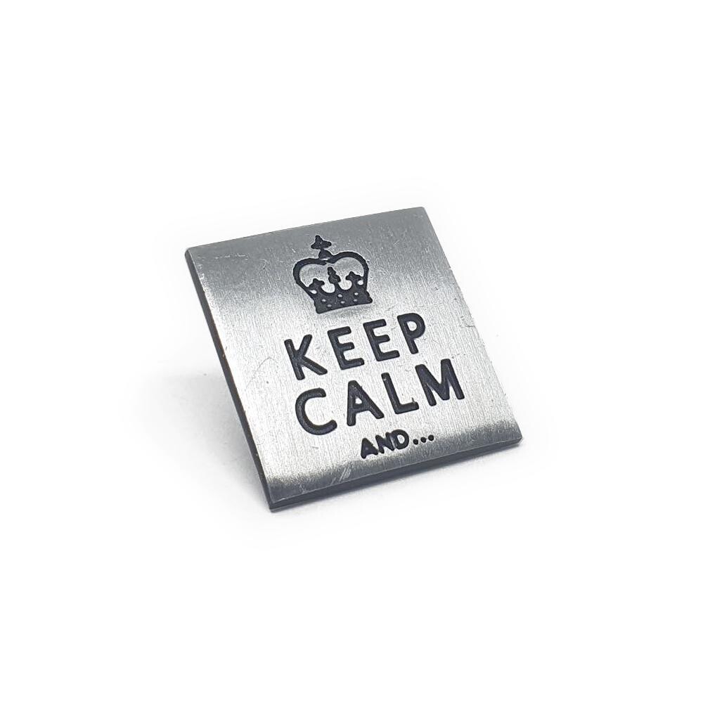 Tirador Keep Calm Plata Vieja (Caja: 1 PZA)