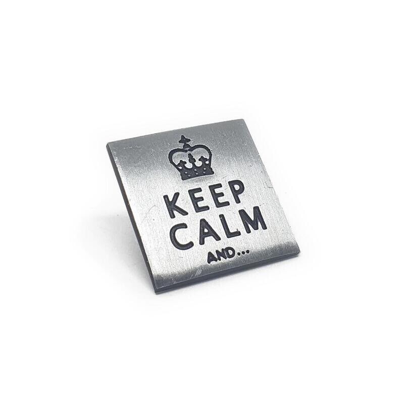 Tirador Keep Calm Plata Vieja (Caja: 1 PZA)