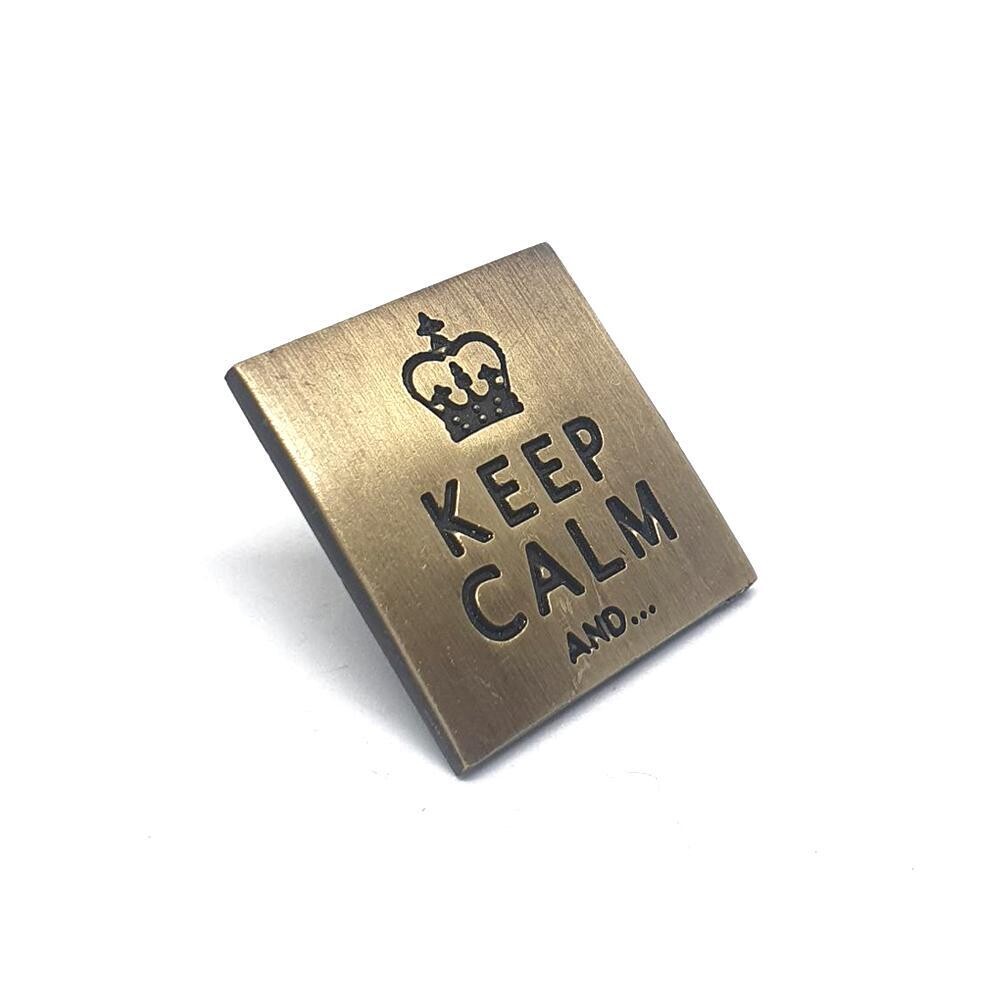 Tirador Keep Calm Bronce Viejo (Caja: 1 PZA)