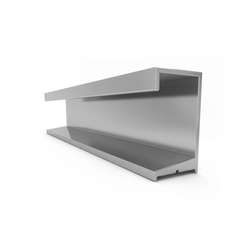 Perfil Aluminio 5027 Tirador Superior C sin espiga x 3m. (Caja: 1 PZA)