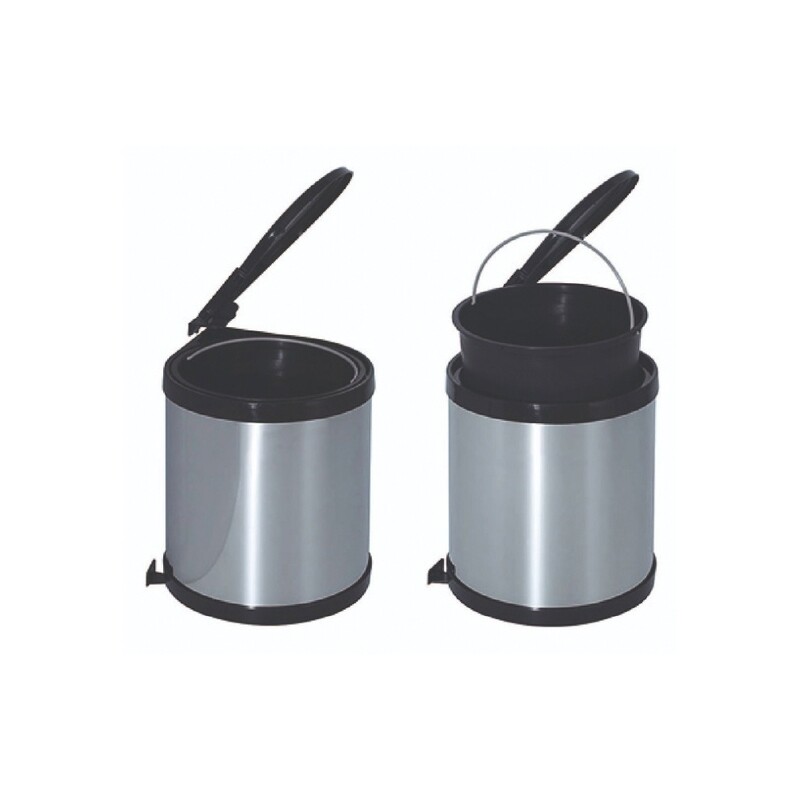 Porta Residuos N° 6 Inoxidable Redondo s / Soga (Caja: 1 PZA)
