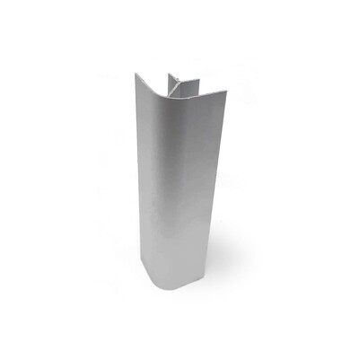 Puntera para perfil Zocalo de Aluminio , 12cm. de Alto (Caja: 1 PZA)