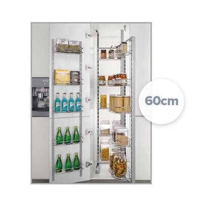 COLUMNA 60CM 2 BAST. CROMADOS 1659 - 2059 (Caja: 1 PZA)