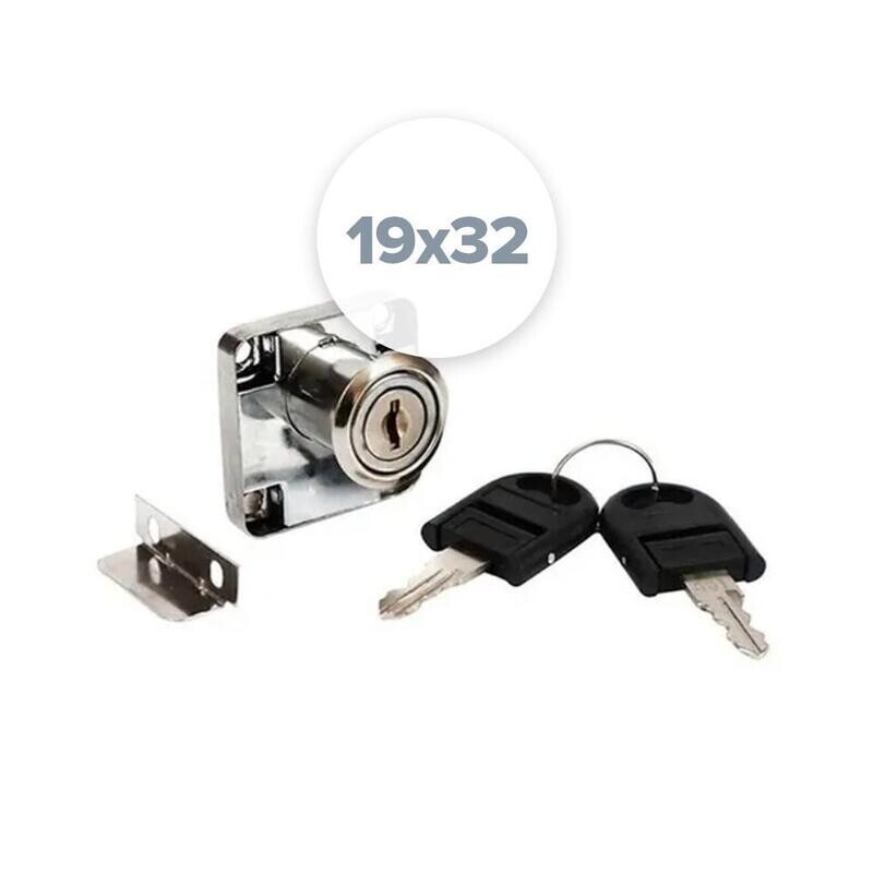 Cerradura de aplicar sobrepuestas 19x32 (Caja: 1 PZA)