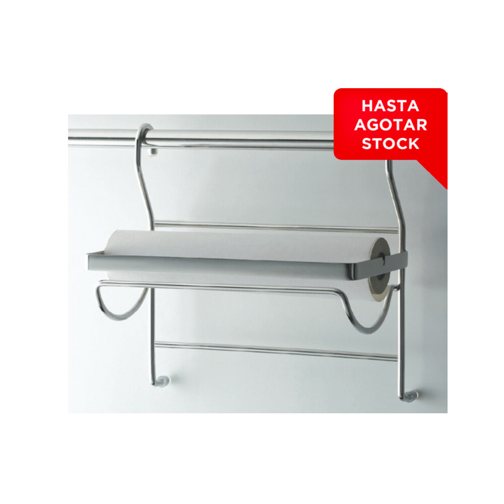 Porta papel Simple de colgar Acero cromado (Caja: 1 PZA)