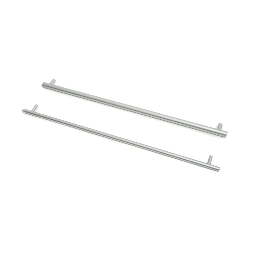 BarrAlacero cromo Mate Ø10 / 448 - 498mm. / alt. 32mm. (Caja: 1 PZA)