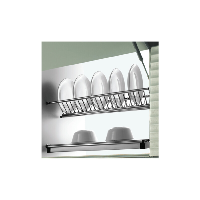 Escurreplatos con Bandeja P / Int. de gabinete 100cm. Acero inoxidable (Caja: 1 PZA)