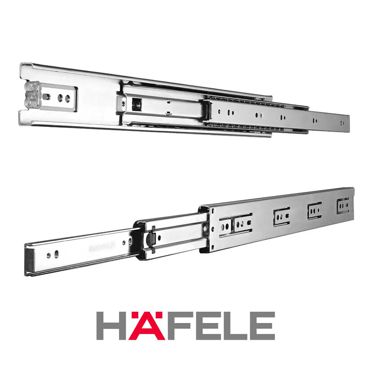 Corredera Telescopica Sobre Extension 30kg 60cm Galvanizada (Caja: 1 PAR)