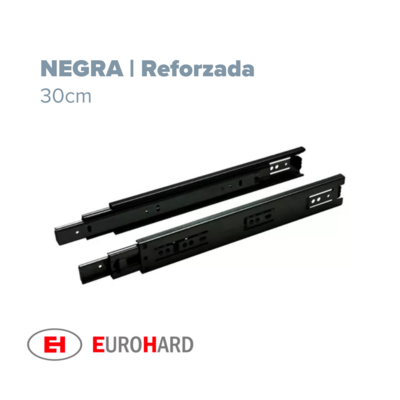 Telescopica Reforzada 30cm. Negra EH (Caja: 1 PZA)