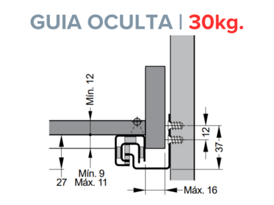 Guia Oculta 30kg