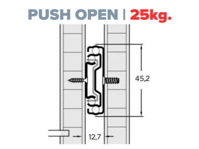 Push Open 25kg.