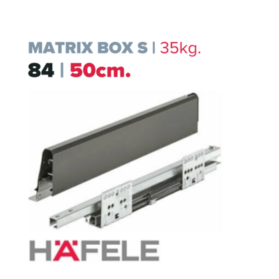 Matrix Box S, 35kg. Antracita, .16 / 84 / 50cm. (Caja: 1 PAR)