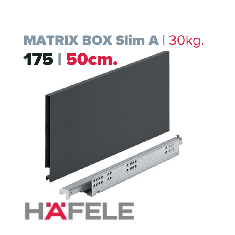 Matrix Box Slim A30 anta.16/175/500mm (Caja: 1 JGO)