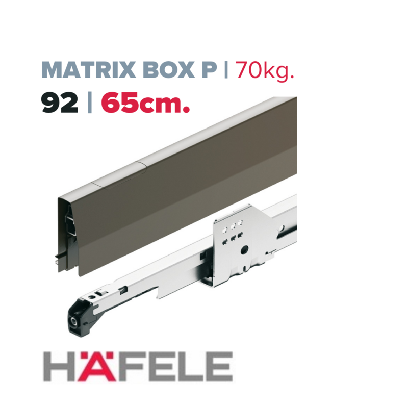 Matrix Box P/ 70kg Bronce Marron Metalico 92/650mm (Caja: 6 JGO)