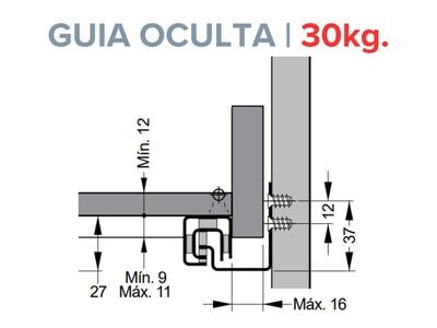 Guia Oculta 30kg
