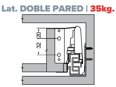 Lat. Doble Pared 35kg