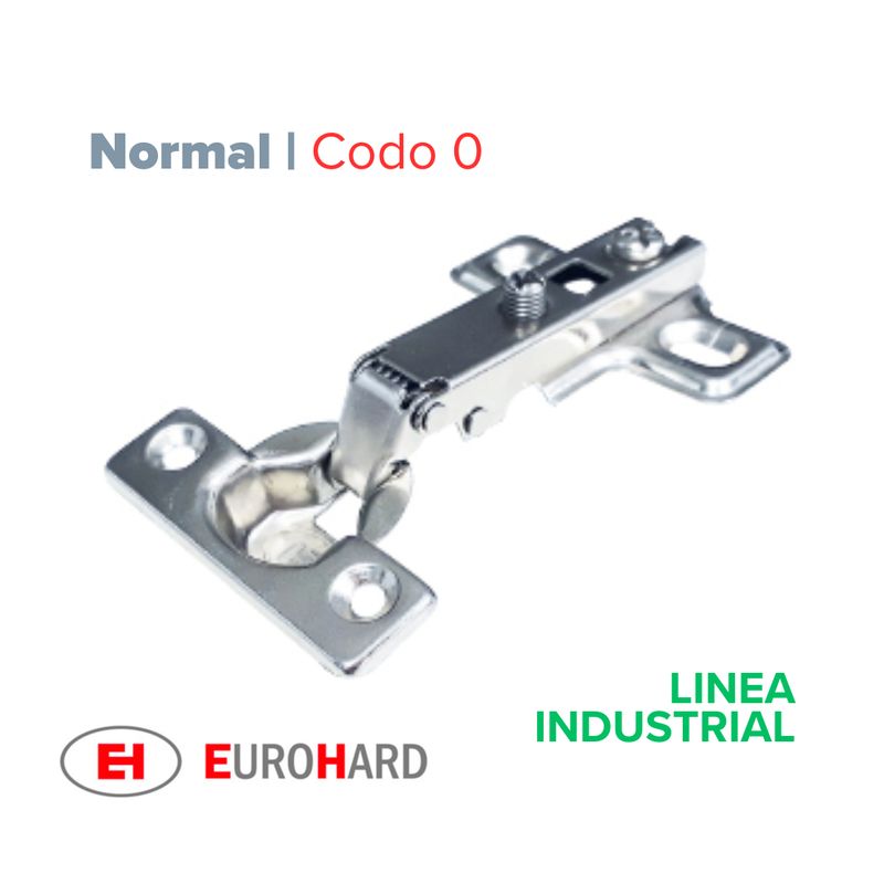 Bisagra 26mm. Codo 0. EH (Caja: 1 PZA)
