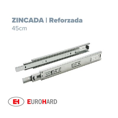 Telescopica Reforzada 45cm. Zincada EH (Caja: 1 PZA)