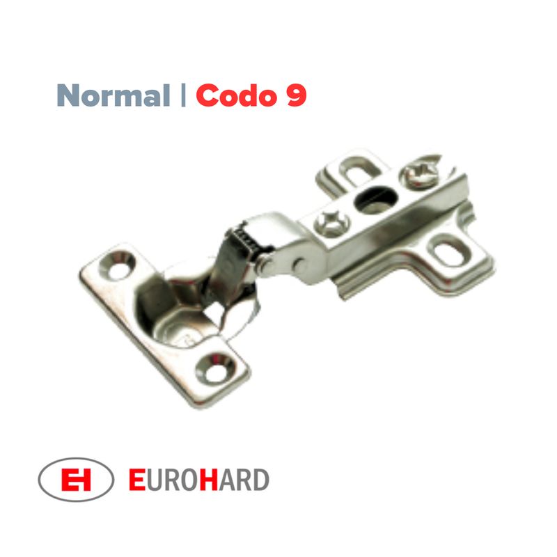 Bisagra 26mm. Codo 9. EH(Caja: 1 PZA)