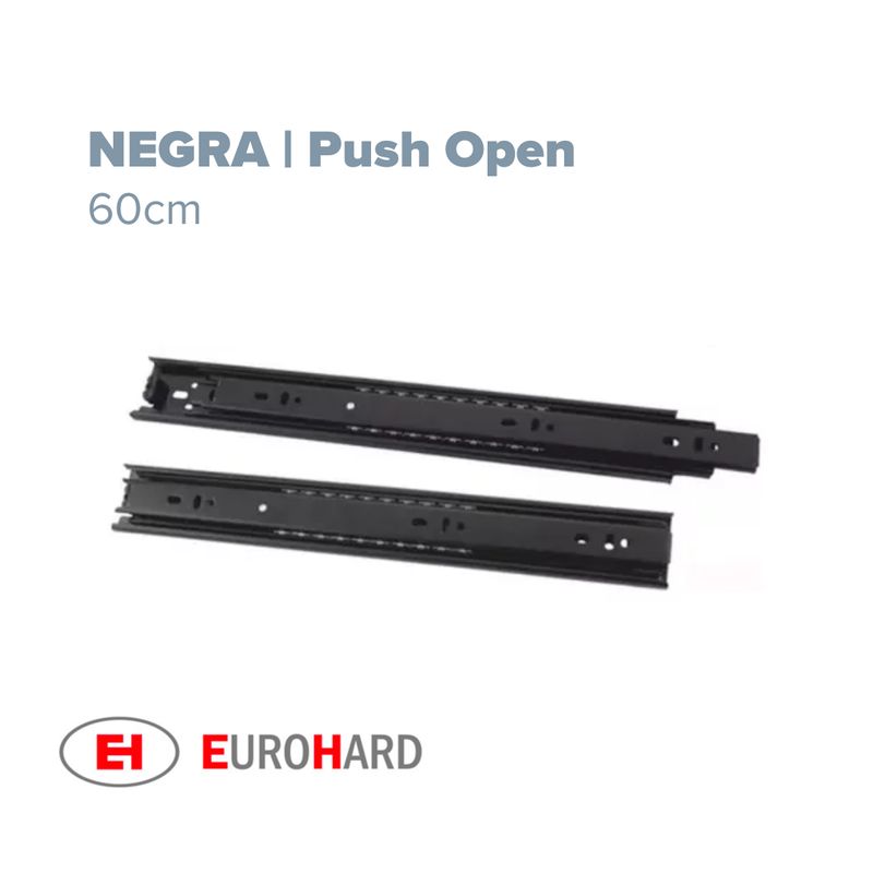 Telescopica Push Open 60cm Negra EH (Caja: 1 PZA)