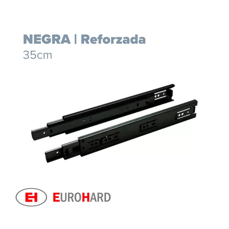 Telescopica Reforzada 35cm. Negra EH (Caja: 1 PZA)