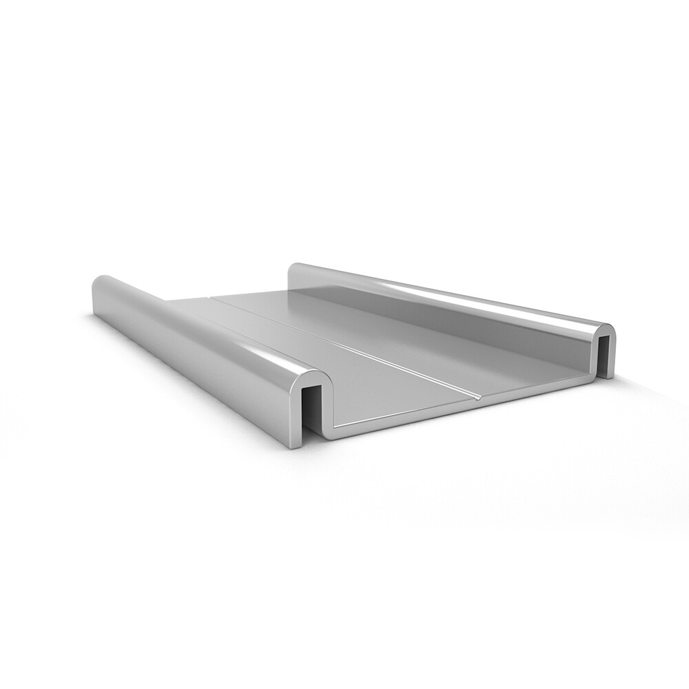 Perfil Inferior para Kit de Placard Corredizo x 2 metros (Caja: 1 PZA)