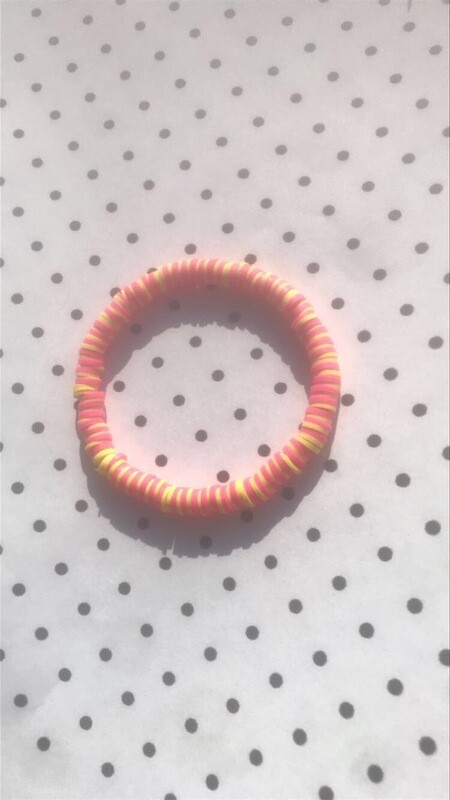 pink lemonade bracelet :)