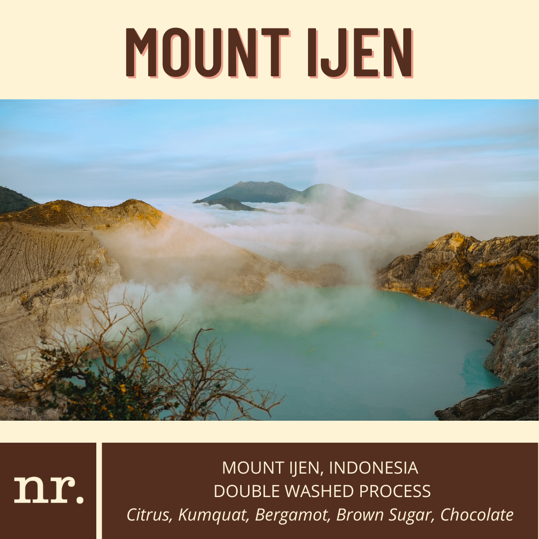 Mount Ijen, East Java (Double Washed)