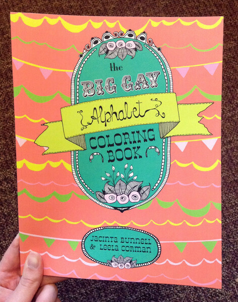 Big Gay Alphabet Coloring Book