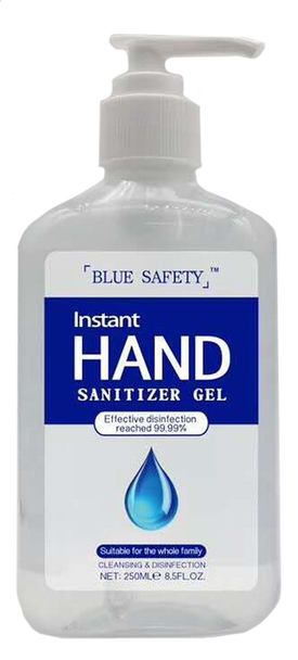 8.5 OZ 60905 BLUE SAFETY HAND SANITIZER GEL