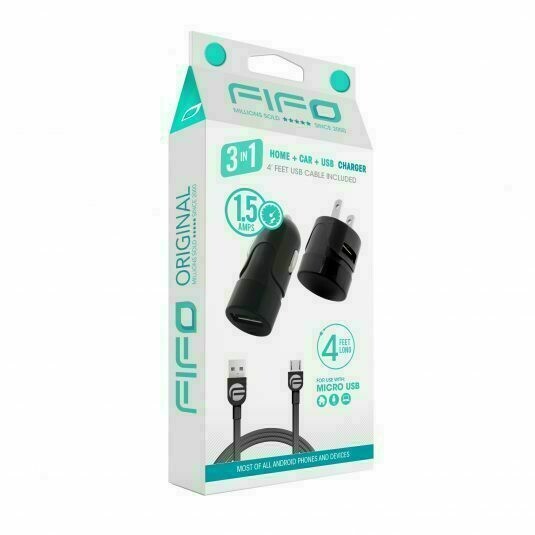 FIFO USB CAR / TRAVEL CHARGER FOR MICRO USB
