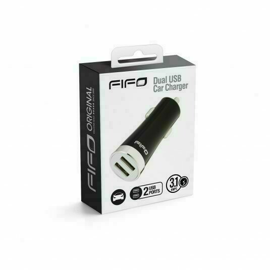 FIFO Colors Dual USB Car Charger 3.1 Amps