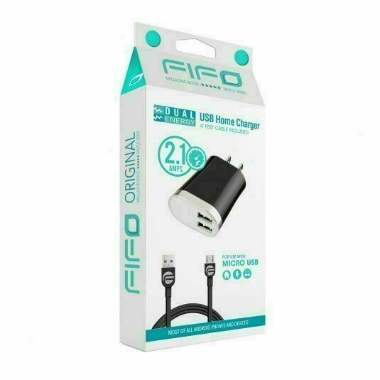 FIFO DUAL ENERGY 3.1 A SUPER FAST USB HOME CHARGER