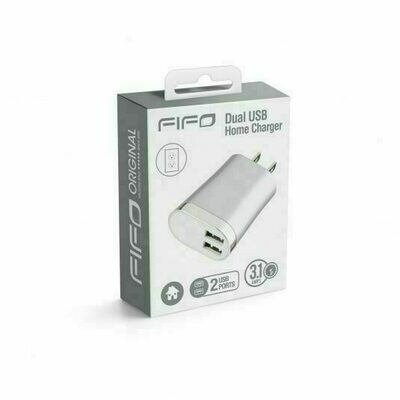 FIFO COLORS DUAL USB HOME CHARGER
