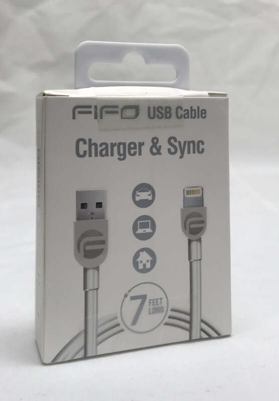 60415 FIFO COLORS USB CABLE FOR IPHONE 6 IN WHITE