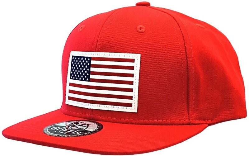 USA Flag Snapback Hat Flag