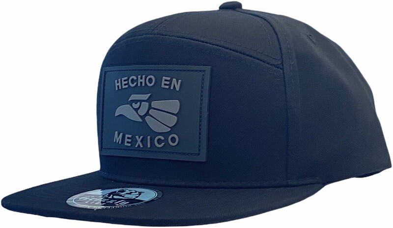 HECHO EN MEXICO EAGLE RUBBER  PATCH SNAPBACK​ HAT