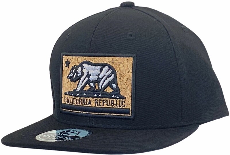 California Bear Cork Snapback Hat
