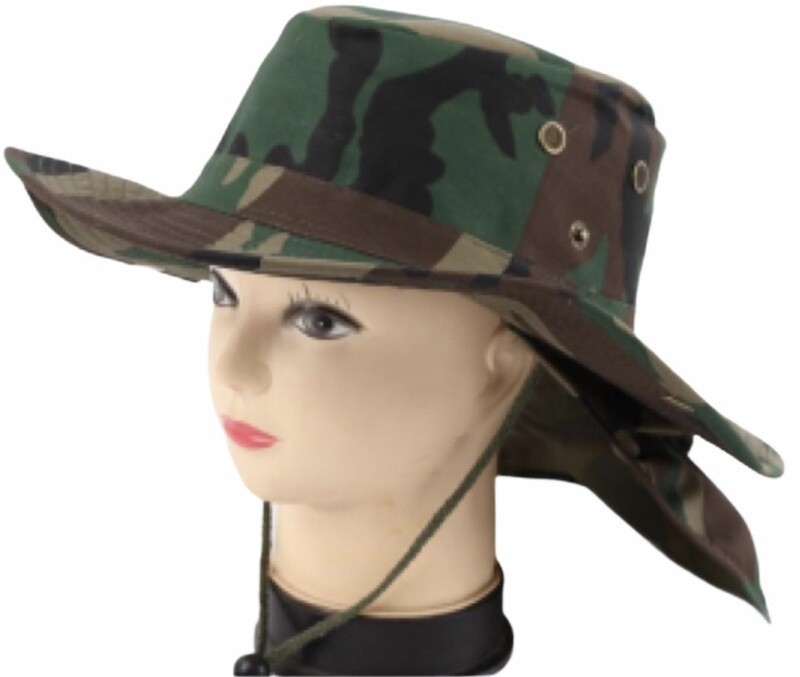 Unisex Sun Hat with Neck Flap Cover Fishing Safari Cap Neck Protection, UPF 50+