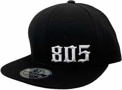 805 Snapback 6 Panel Adjustable Snap Fit Hat