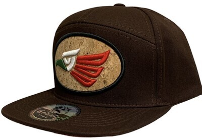 Hecho En Mexico Eagle Embroidered Snapback 6 Panel Adjustable Snap Fit Hat
