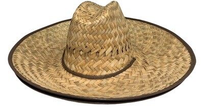 Premium Embroidered Straw Sun and Fishing Hats Paisley Bow and Other Designs