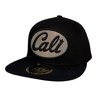 Cali Felt Patch Snapback 6 Panel Adjustable Snap Fit Hat