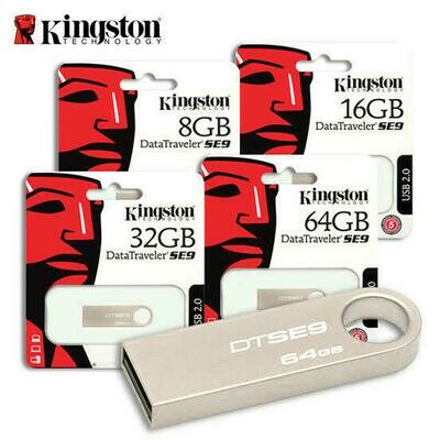 Kingston Data traveler 8gb flash disk _silver