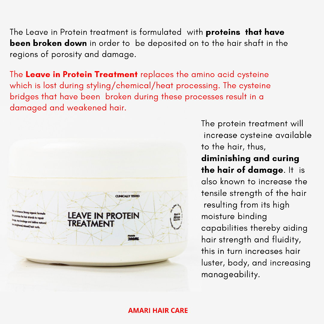 LEAVE IN PROTEIN TREATMENT