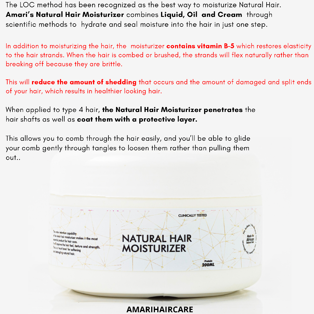 NATURAL HAIR MOISTURIZER