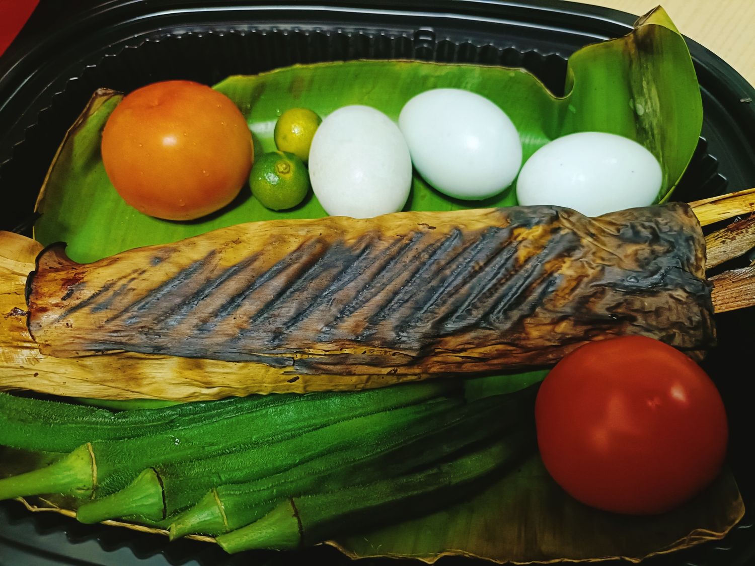 Boneless Grilled Bangus with salted egg