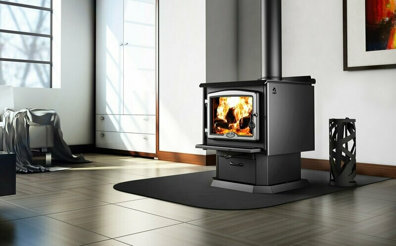 2300 Nickle door and Black Pedestal